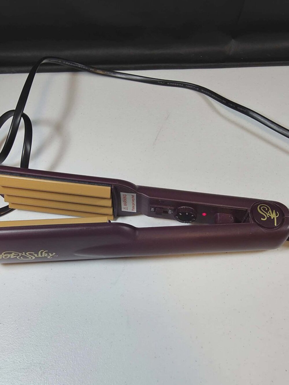 HOT N SILKY CRIMPER HAIR IRON CRIMPING WAVES TESTED WORKS